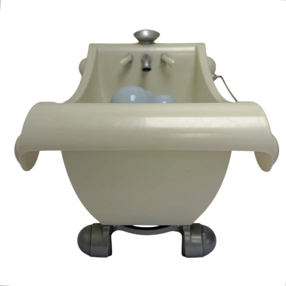 American‎ Girl Doll White & Silver Bathtub Retired with 12 Bubbles - CUTE!